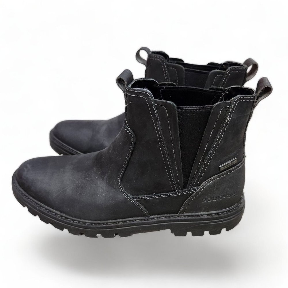 Rockport Weather or Not Chelsea Boots Mens 8.5M Black Waterproof Shoes CI6830